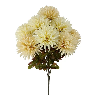 19.5" Cream Spider Mum Bush by Ashland®