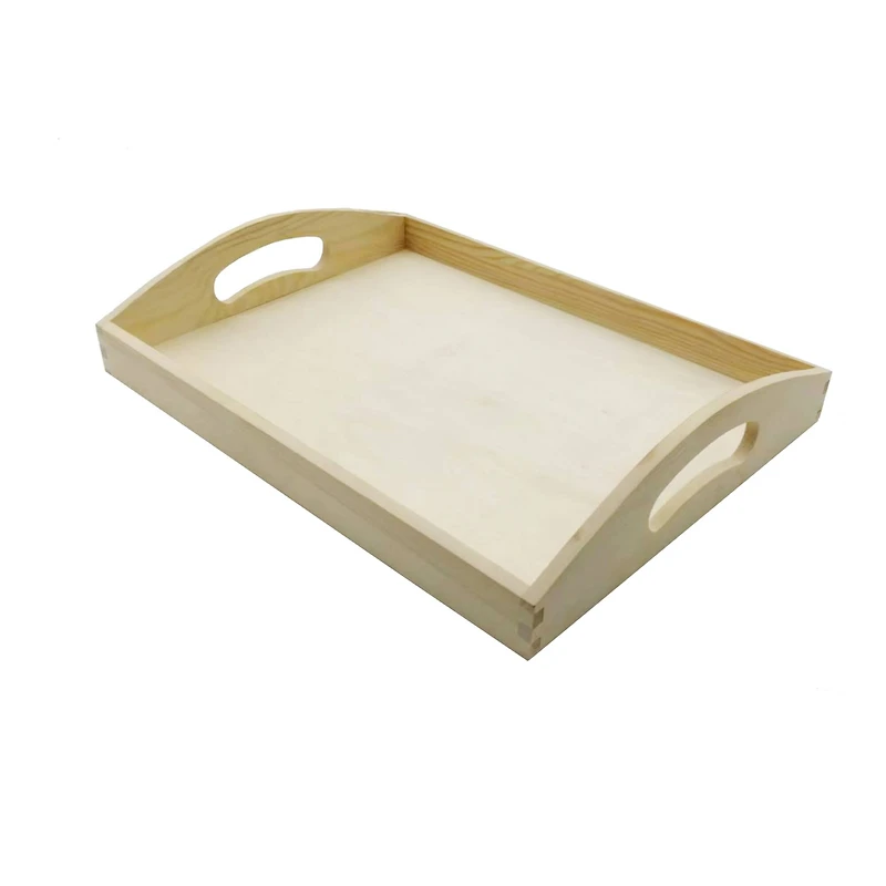 6 Pack: 13" Wooden Tray by Make Market®