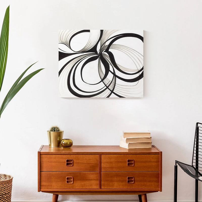 Abstract Circles 20" x 16" Canvas Wall Art