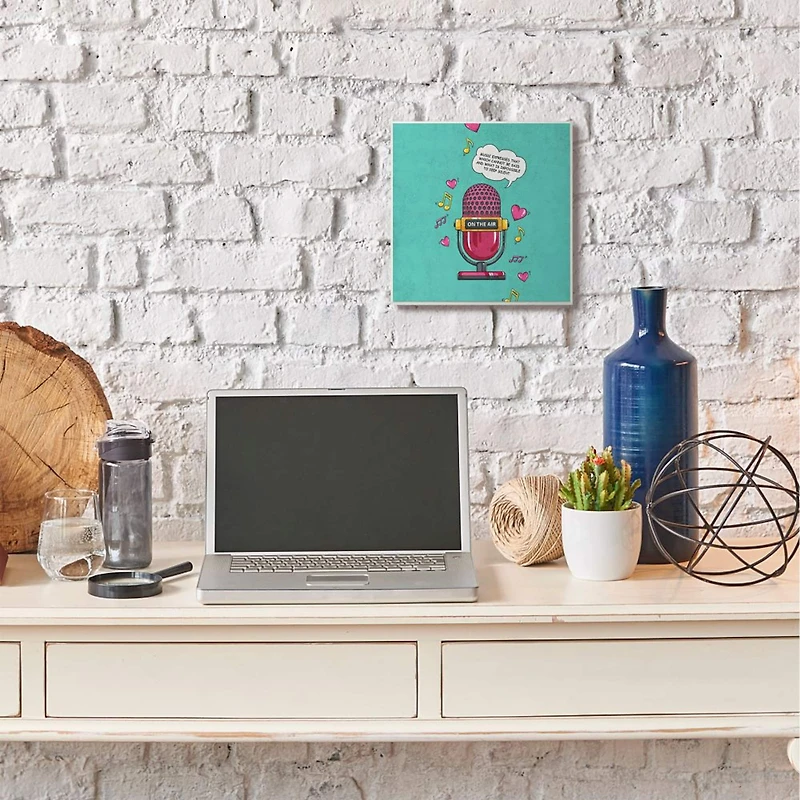 Stupell Industries 12" x 12" Music Expresses Wall Art