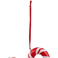 5.25" Red & White Candy Cane Ornament