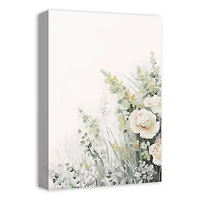 Soft Painted Wildflowers 12" x 18" Canvas Wall Art