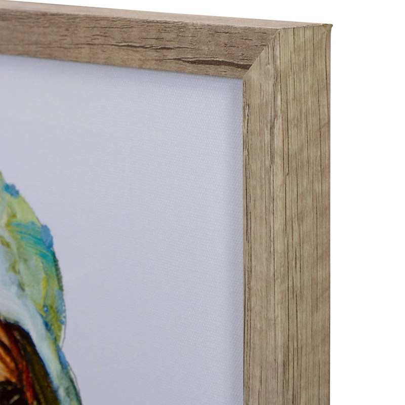 19" LED Lighted Norman Rockwell 'Santa Claus' Christmas Wall Art