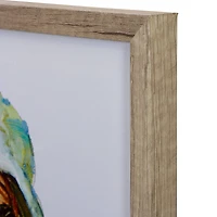 19" LED Lighted Norman Rockwell 'Santa Claus' Christmas Wall Art