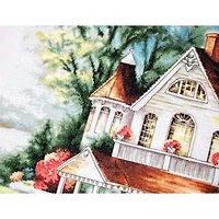 Luca-S The Lake House Counted Cross Stitch Kit