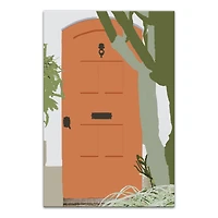 Door With Cactus 24" x 36" Canvas Wall Art