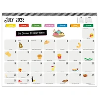 TF Publishing 2023 - 2024 Every Day's A Holiday Medium Desk Pad Monthly Blotter Calendar