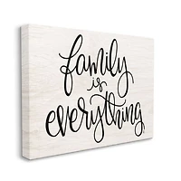 Stupell Industries Family Is Everything Canvas Wall Art