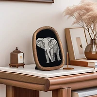 5" x 7" Brown Organic Shape Wood Tabletop Frame by Ashland®