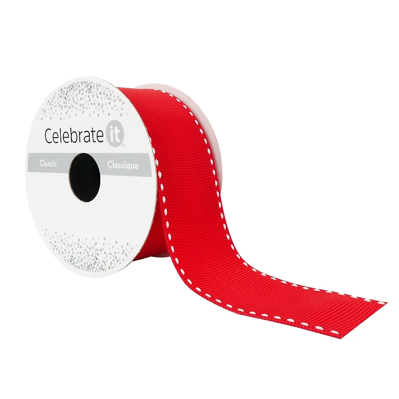 1.5" x 3yd. Grosgrain Stitched Edge Ribbon by Celebrate It
