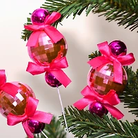 11.75" Pink Disco Ball Pick by Ashland®