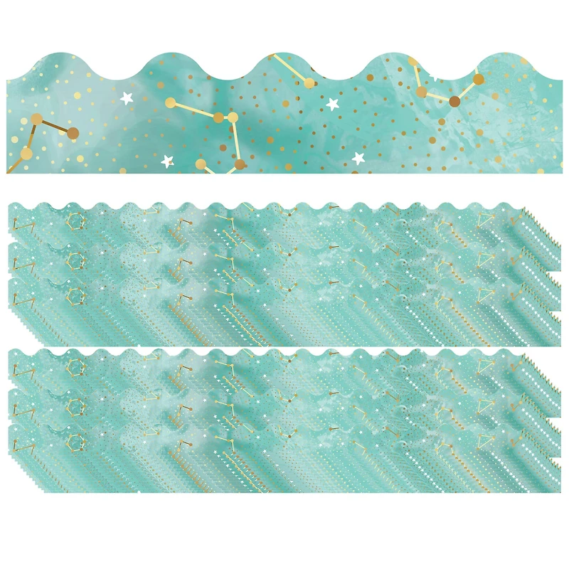 Carson Dellosa Education® Galaxy Constellations Scalloped Border Set, 39ft.