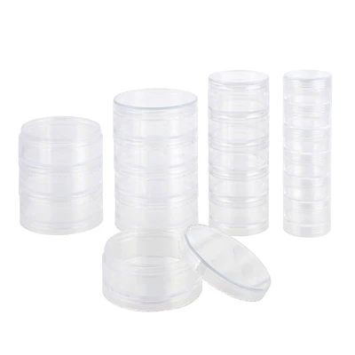 Clear Round Bead Storage Stack Set by Bead Landing™