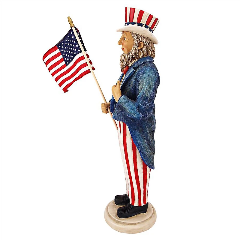 Design Toscano 16" Uncle Sam Yankee Doodle Dandy Statue