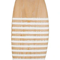 Brown Wood Striped Fish Hanging Wall Décor Set