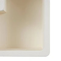 31" Cream Geometric Arched Wall Shelf