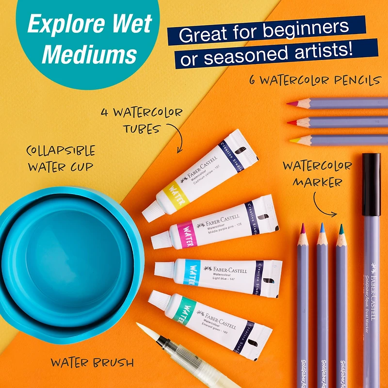 Faber-Castell® Creative Studio Wet Mediums Try It Box