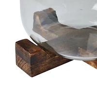 Hello Honey® 11" Glass Hurricane Candle Holder