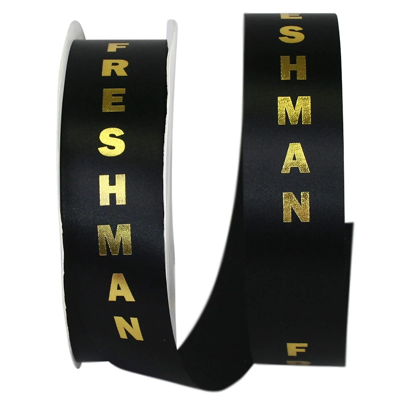 The Ribbon Roll 1.375" x 100yd. Satin Freshman Ribbon