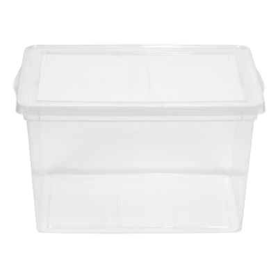 IRIS® 68qt. Clear Snap Top Storage Box