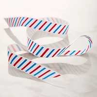 5/8" x 7yd. Red & Blue Striped Ribbon by Celebrate It™ Classic