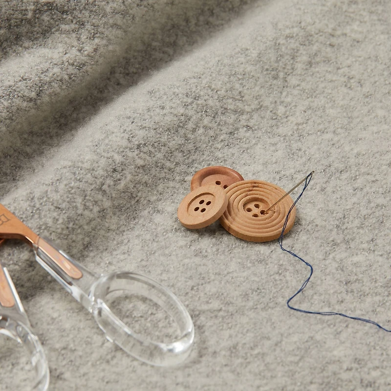 Light Brown Wooden Buttons by Loops & Threads®