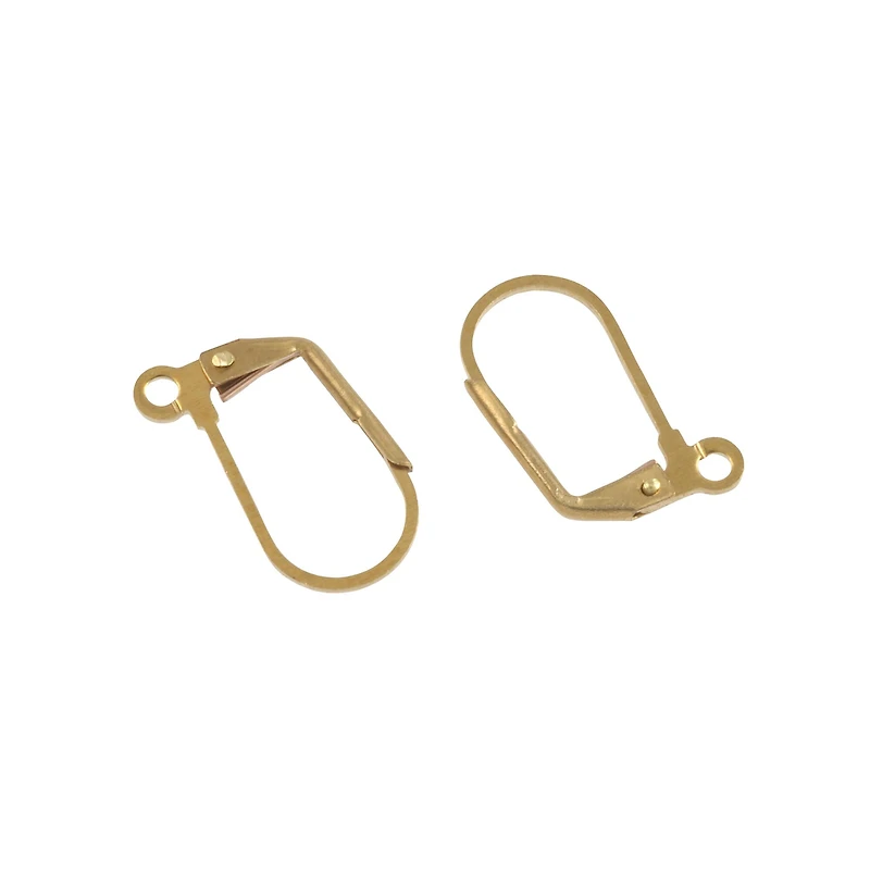 12 Packs: 18 ct. (216 total) Gold Lever Back Earrings with Drops by Bead Landing™