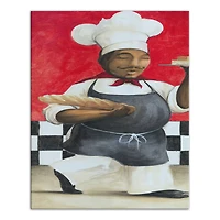 Happy Chef 16" x 20" Canvas Wall Art