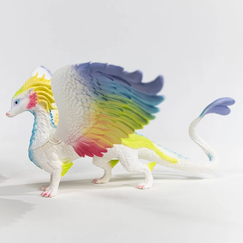 schleich® Bayala® Rainbow Dragon Collectible Figurine with 13" Wingspan