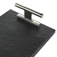 Black Marble Textured Decorative Tray Set