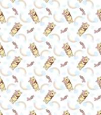 Disney® Pooh & Piglet Rainbow Cotton Fabric