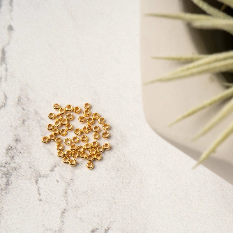 2mm Metal Crimp Beads