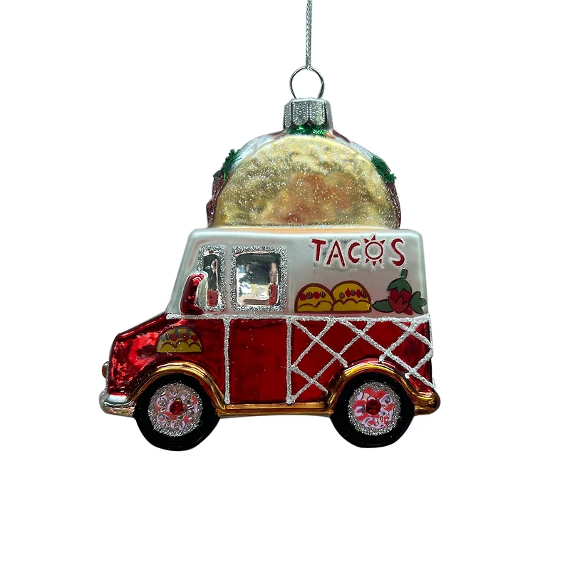 3.5" Glass Taco Truck Ornament by Ashland®