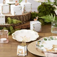 Kate Aspen® 7'' Pink Woodland Baby Premium Paper Plates, 16ct.