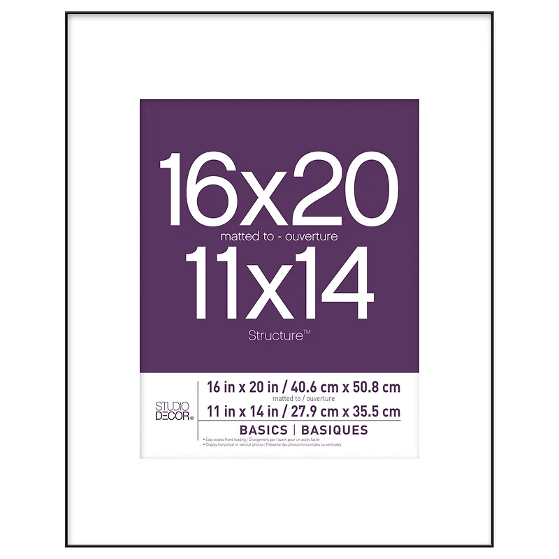 6 Pack: Black Frame with Mat