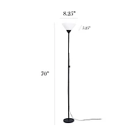 Simple Designs 70" Torchiere Floor Lamp