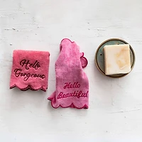 Hello Honey® Embroidered Sayings Cotton Bath Towel Set