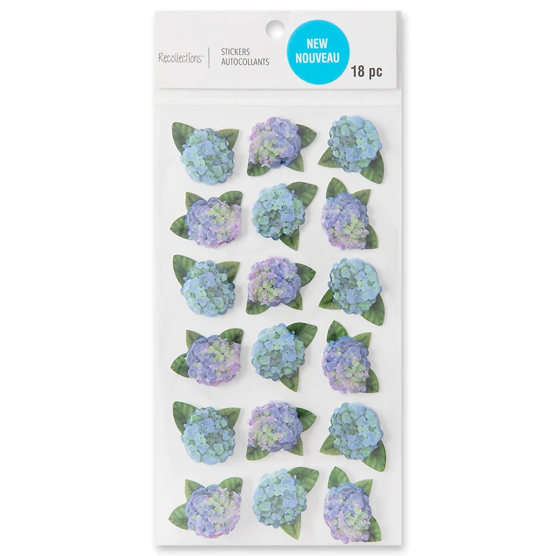Hydrangea Dimensional Stickers by Recollections™
