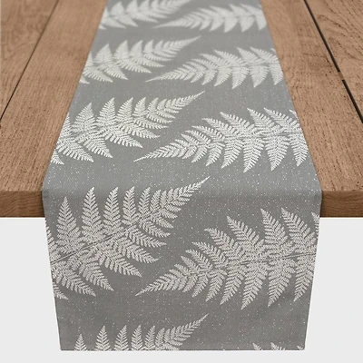 Sketched Fern Pattern 16" x 90" Cotton Twill Runner