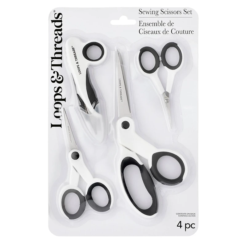 6 Packs: 4 ct. (24 total) Sewing Scissors by Loops & Threads™