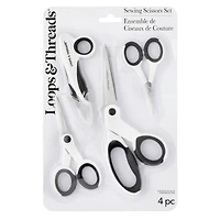6 Packs: 4 ct. (24 total) Sewing Scissors by Loops & Threads™
