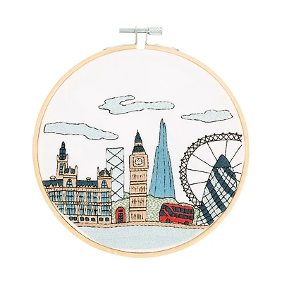 DMC® London Intermediate Embroidery Kit with Hoop