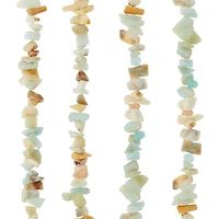12 Packs: 4 ct. (48 total) Matte Amazonite Chip Beads by Bead Landing®