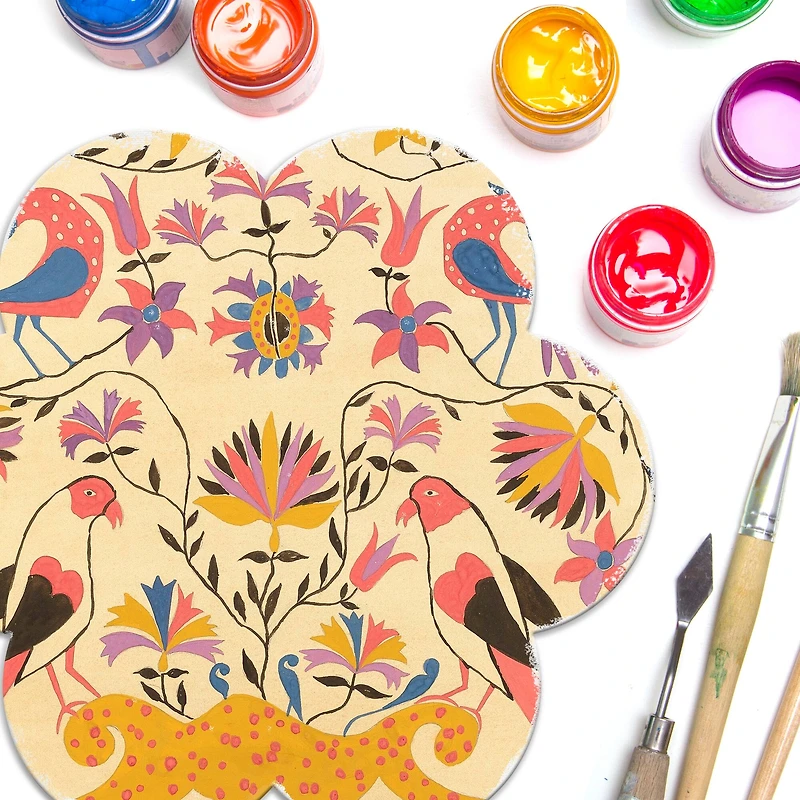 11" x 12" Flower Cotton Duck Canvas by Craft Smart™