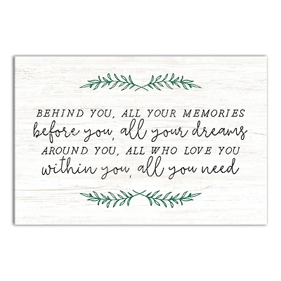 All You Need 24" x 16" Canvas Wall Art