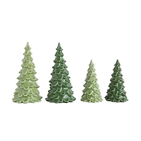 Hello Honey® 8" Stoneware  Christmas Trees, 2ct.