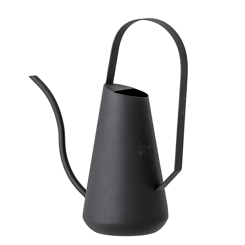 Hello Honey® 12" Black Metal Watering Can