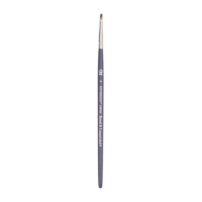 Royal & Langnickel® Sovereign™ Synthetic Long Handle Flat Brush