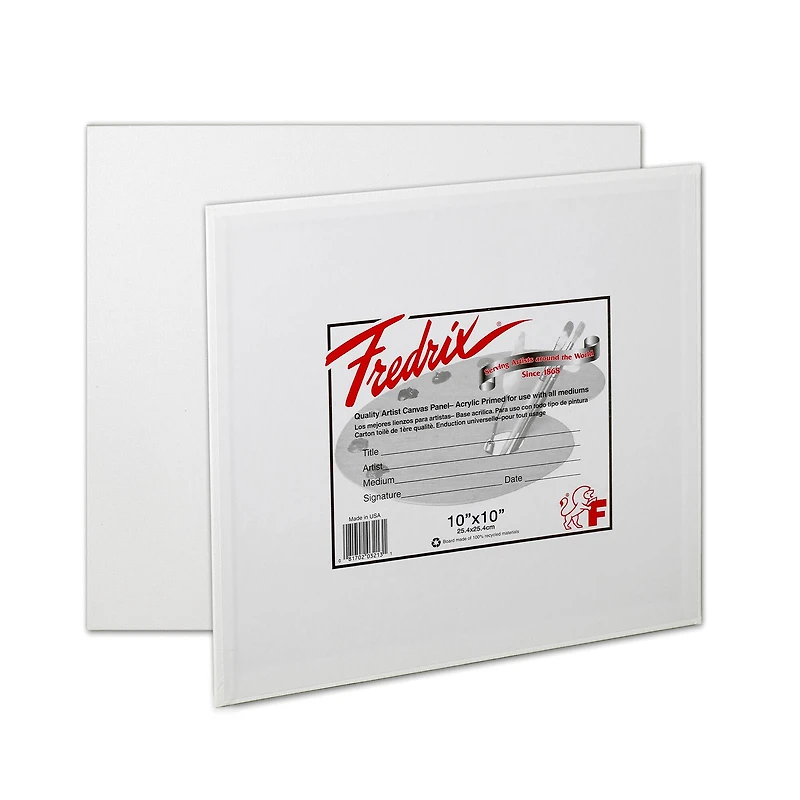 FREDRIX 12 Pack Artist Series Primed Canvas Panel