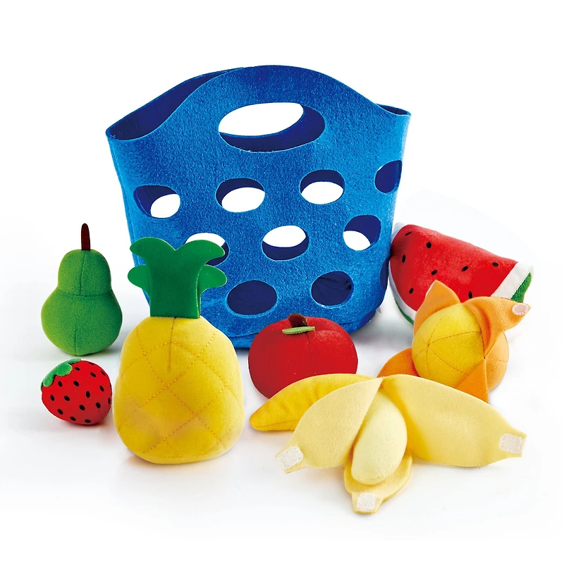 Hape Toddler Fruit Basket Kitchen Food Playset